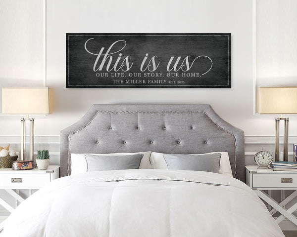 This Is Us Wall Art – Our Life, Our Story, Our Home