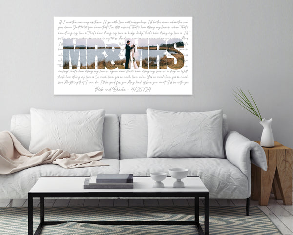 Custom Letter Photo Collage Gift