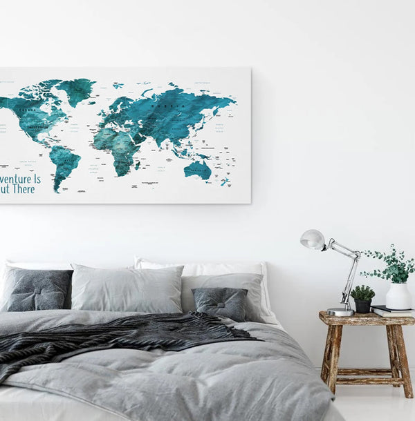 Push Pin World Travel Map