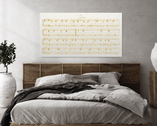 Music Wall Art With Lyrics
