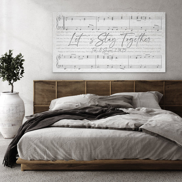 Silver Song Lyrics Wall Art