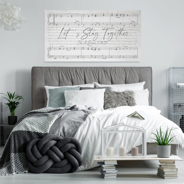 Silver Song Lyrics Wall Art