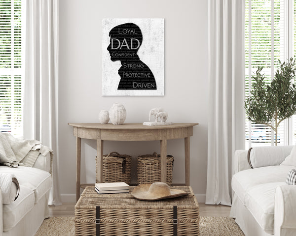 Personalized Word Silhouette: Custom Name, Highlight Words, Word Art Portrait