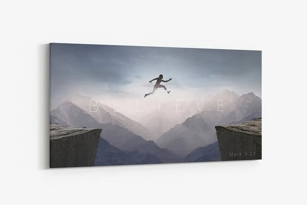 Believe Inspirational Canvas Art