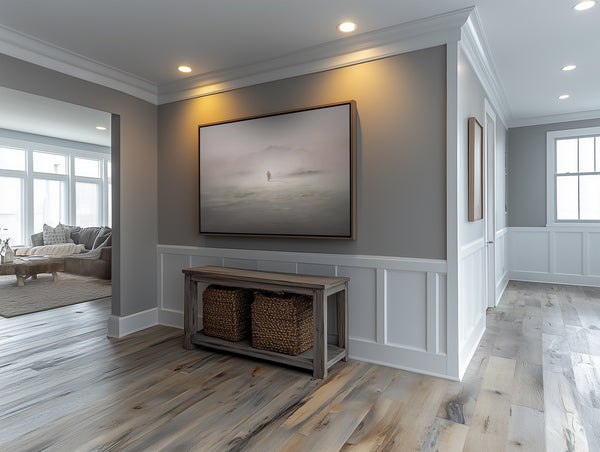 Jesus leaves the 99 painting