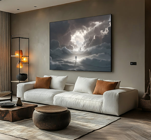 Jesus Walking On Water Art: Inspiring Modern Christian Art