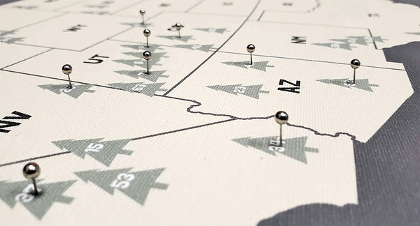 US National Parks Map