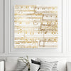 Gold Sheet Music Canvas - 50th Anniversary Gift
