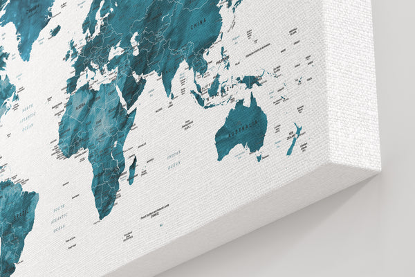 Push Pin World Travel Map