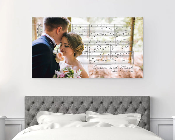 Sheet Music Art - With Photo