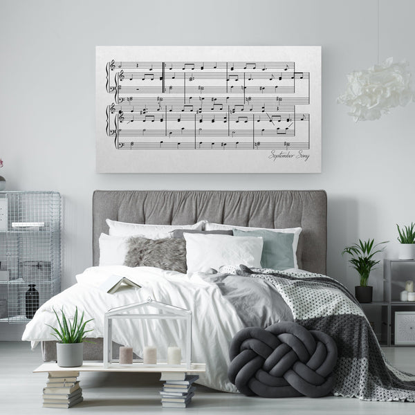 Wedding Song Sheet Music Wall Art