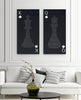 King And Queen 2 Piece Canvas With Song Or Vows Second Anniversary Gift
