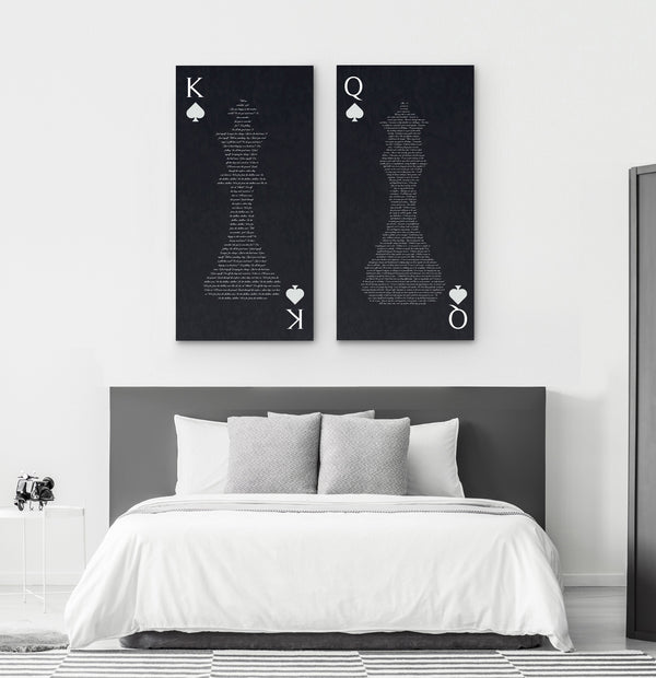 King And Queen His And Her Decor