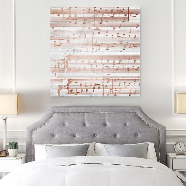 Copper Sheet Music Print