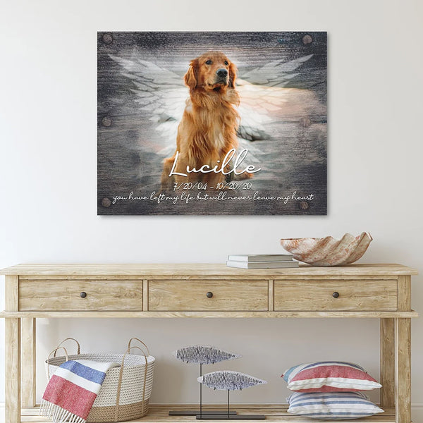 Dog Canvas Art - Dog Memorial Gift