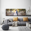 His And Hers Panoramic Canvas - Canvas Vows