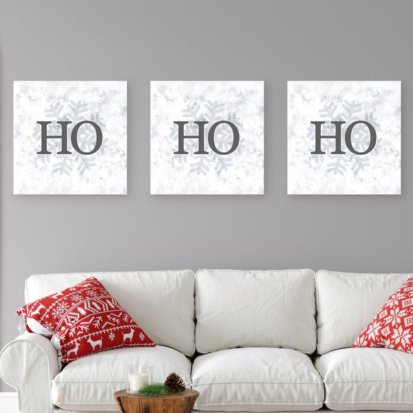 Ho Ho Ho Canvas Wall Art