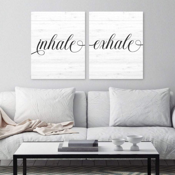 Inhale Exhale Wall Art