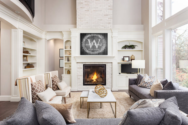 Family Monogram Sign