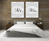 Mr And Mrs Vows On Canvas - Personalized Wall Art - Canvas Vows