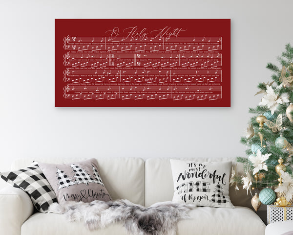 O Holy Night Canvas Wall Art
