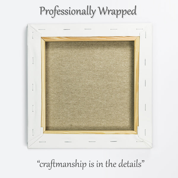 First Dance Lyrics On Canvas - A Custom Made Canvas With Your Wedding Song - Canvas Vows