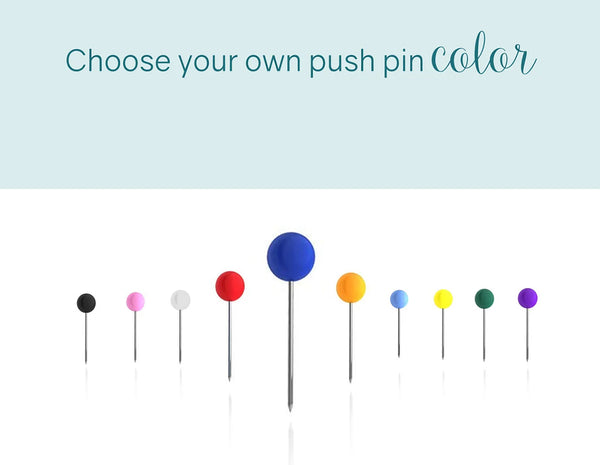 USA Push Pin Travel Map