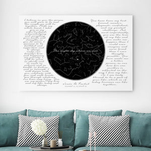 Custom Star Map Canvas
