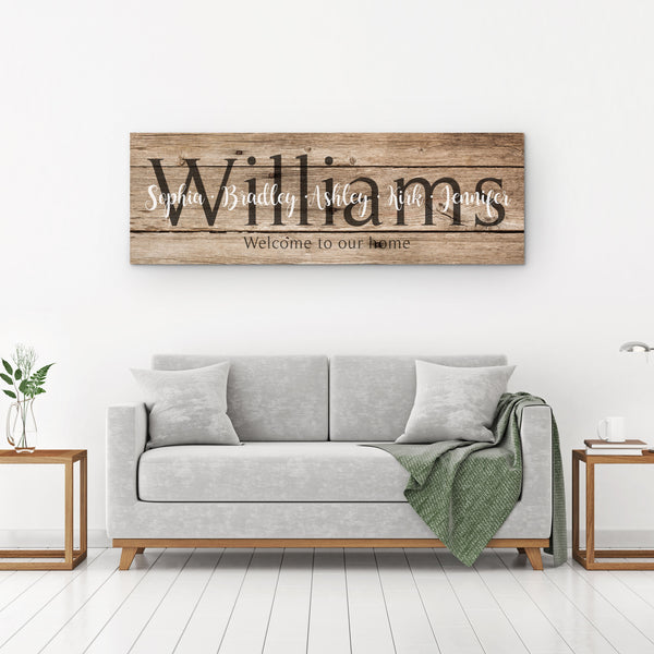 Personalized Last Name Signs