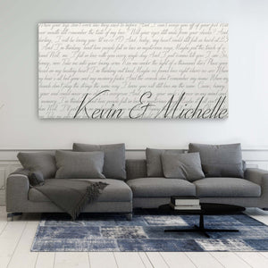 Word Art Canvases