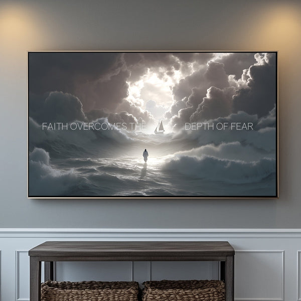 Jesus Walking On Water Art: Inspiring Modern Christian Art