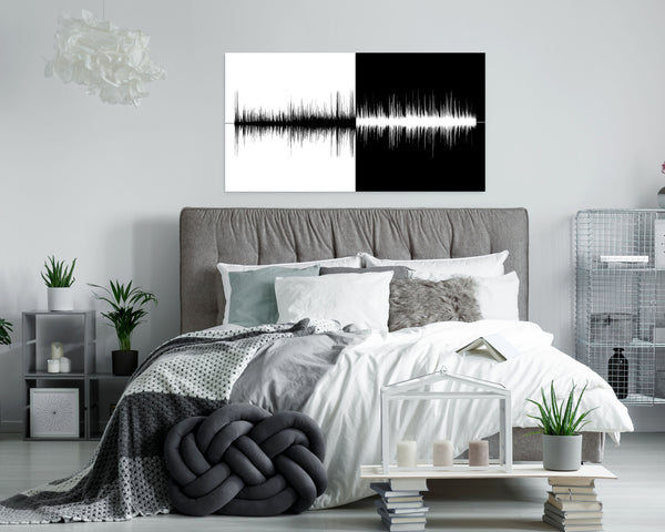 Personalized Cotton Sound Wave Second Anniversary Gift