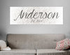 Big Family Name Sign - A Personalized Family Canvas