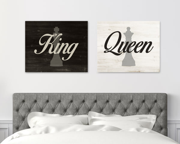 King And Queen Decor • Master Bedroom Decor