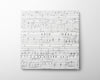 Custom Sheet Music Art - Silver Tone