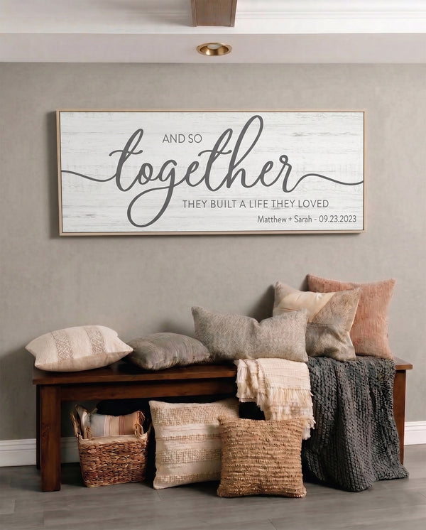 And so together they built the life they loved print