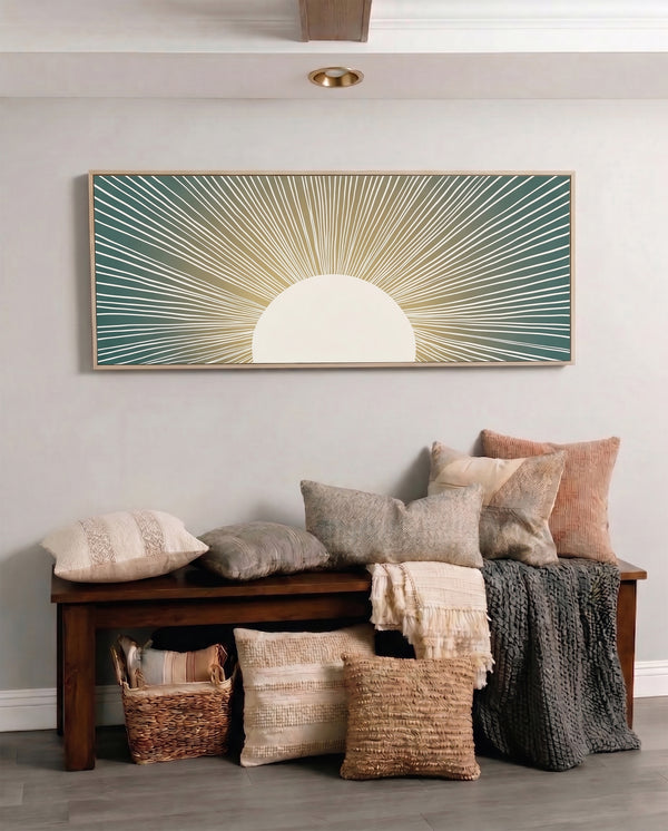 A boho sun print