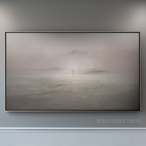 Jesus leaves the 99 print