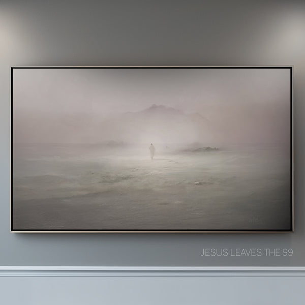 Jesus leaves the 99 print