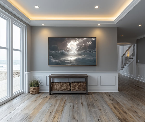 Jesus Walking On Water Art: Inspiring Modern Christian Art