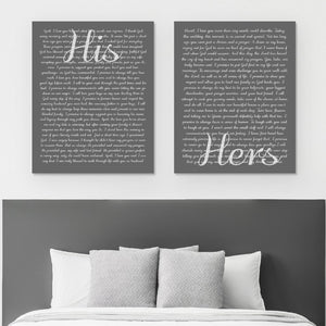 His and Hers Wall Decor
