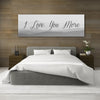 I Love You More Canvas Wall Art - Canvas Vows