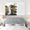 Love Photo - Song Lyrics On Canvas