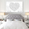 Marble Heart Song Lyrics On Canvas