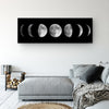 Large Moon Phases Canvas Art