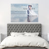 Names & Date Song Lyrics On Canvas