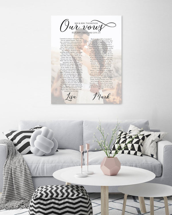 Our Vows Anniversary Gift For Her Or Him