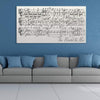 Sheet Music On Canvas Second Anniversary Gift