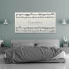 Sheet Music Canvas In Bedroom
