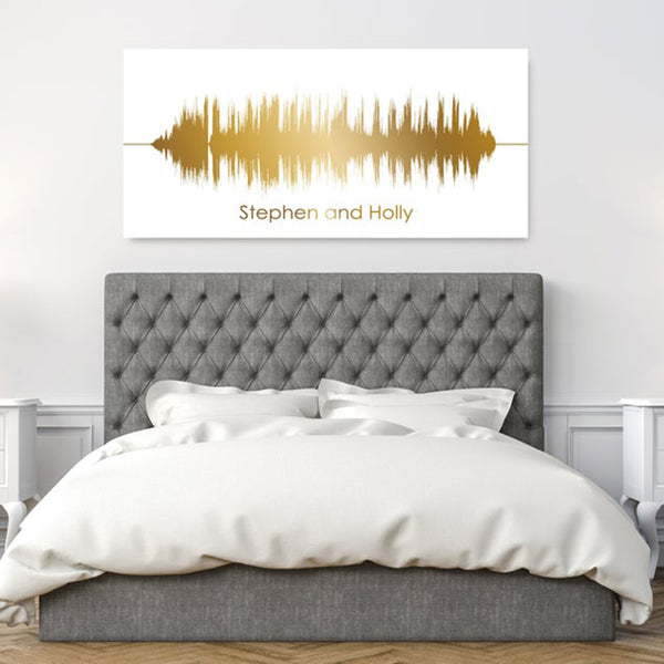 Soundwave Art - 50th Anniversary Gold